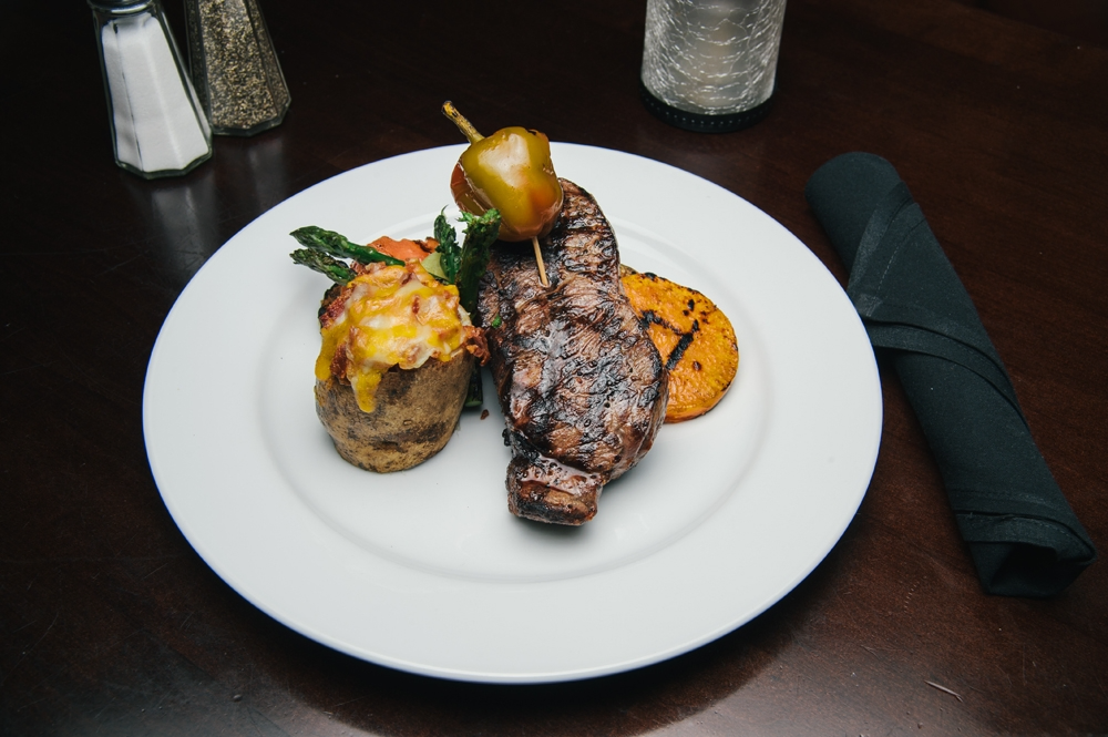 A Farm-to-Fork plate from Chef Chris Albrecht's kitchen at The Bedminster Tavern.